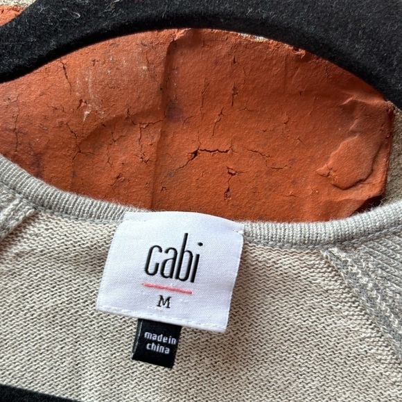 Cabi #5132 Women Medium Sage Green Cascading Waterfall Pocket Cardigan Sweater - Picture 7 of 11